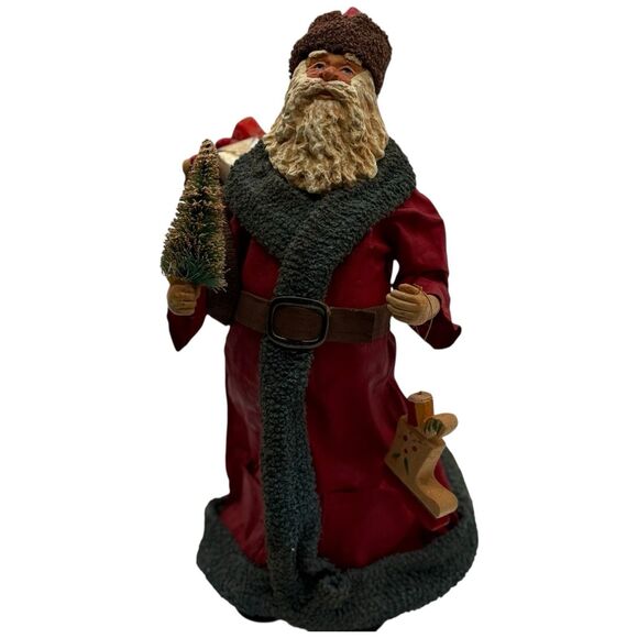 Vtg 1999 Possible Dreams Clothtique Santa 713026 Father Christmas w Box - Picture 9 of 16
